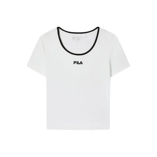 FILA ORIGINALE Облачный белый Женские футболки