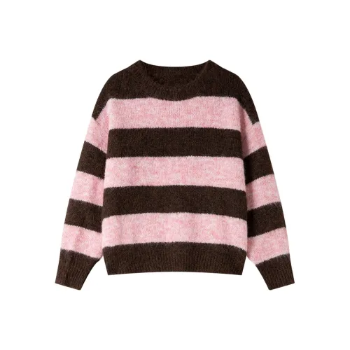 VIMLY Свитер Женские Розовый кофе