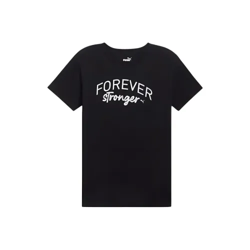 PUMA Forever Stronger Черные Женские Футболки