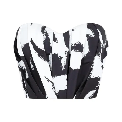 Alexander McQueen Без бретелек Топ Женский