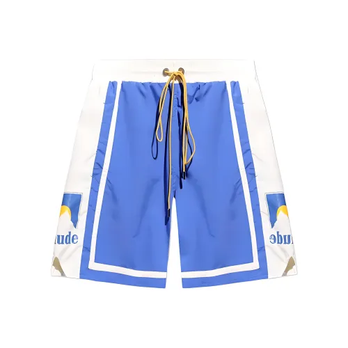 RHUDE Blue Men's Casual Shorts RHUDE Синий Мужские Повседневные Шорты