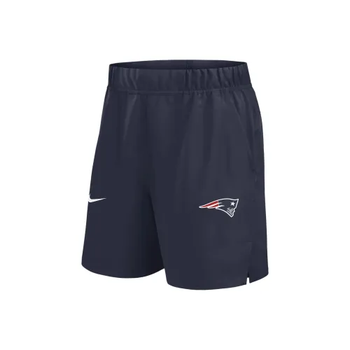 nike Dri-Fit NFL New England Patriots Blitz Victory Повседневные шорты Мужские Морской синий
