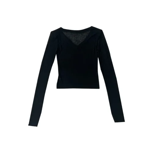 Fuccykee Черные Женские Футболки