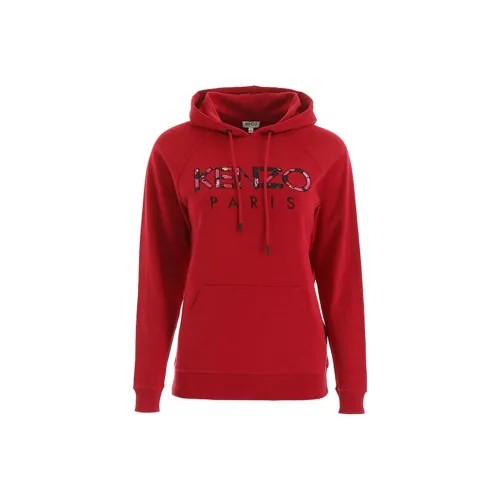 KENZO Женские свитшоты красного цвета