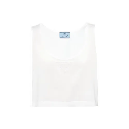PRADA SS22 Майка Женская Белая