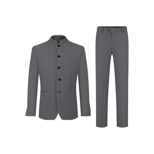 SEVEN Деловой костюм мужской средний серый