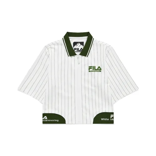 FILA FUSION FILA FUSION Hakusan l collaboration Collection Спорт Белый Женские Поло