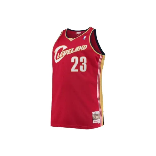 NBA Cleveland Cavaliers Mitchell Ness Баскетбольная Джерси Мужская Красная