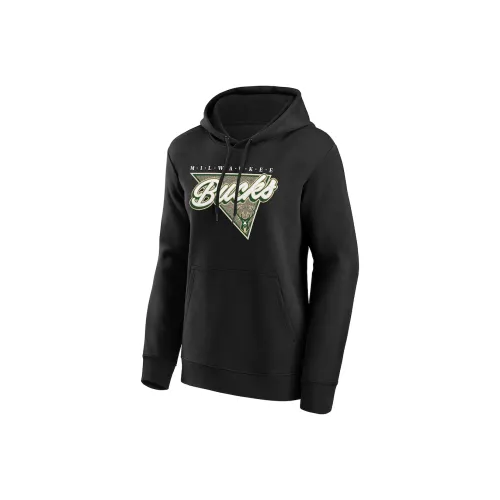 NBA Fanatics Milwaukee Bucks BUY Спина Graphic Толстовка Толстовка Женские Черный