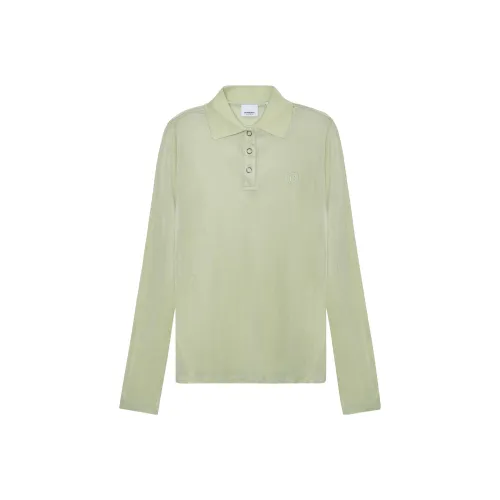 Burberry Поло Женское Туманный Зеленый