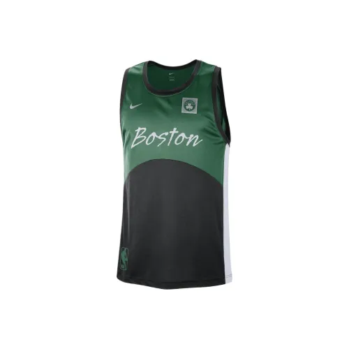 NBA x Nike Boston Celtics Команда Баскетбол Джерси Мужской Зеленый Черный