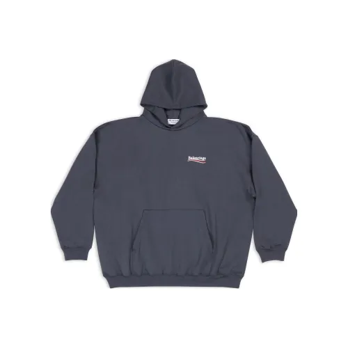 Balenciaga Свитшот Женский Синий Серый