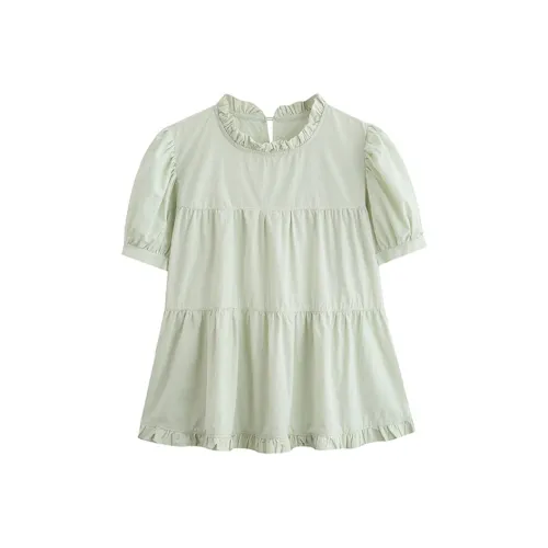 PASSCODIO Рубашка Женская Мятно-Зеленая