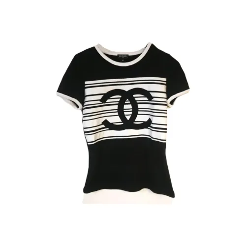 CHANEL Черные Женские Рубашки T