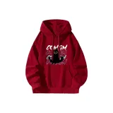 Толстовка бордового цвета