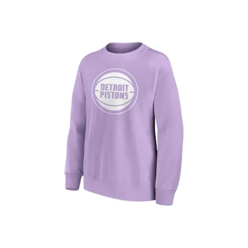 NBA Detroit Pistons Fanatics Свитшот Женский Фиолетовый