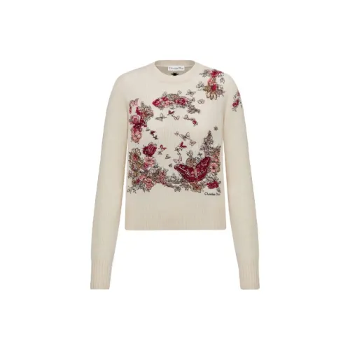 Dior Quarterly New Products Белый Женские Кашемировые Свитеры