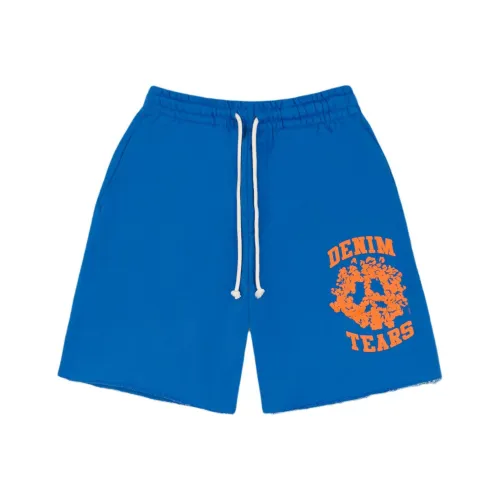 Denim Tears Concrete Boys Collaboration Синий Унисекс Повседневные шорты