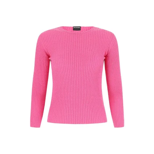 BALENCIAGA Розовый Женские Кашемировые Свитеры