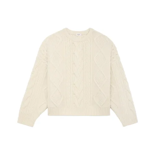 CELINE Бежевые Женские Свитеры