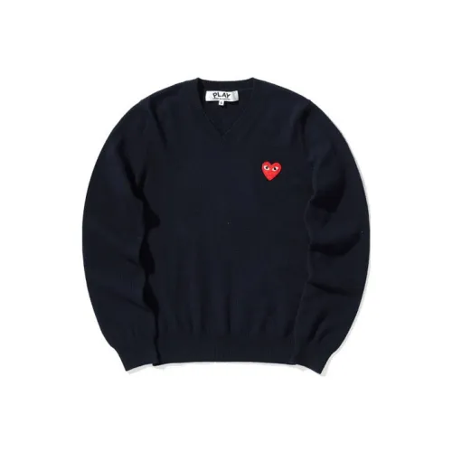 CDG Play Трикотаж Женский Морской Синий