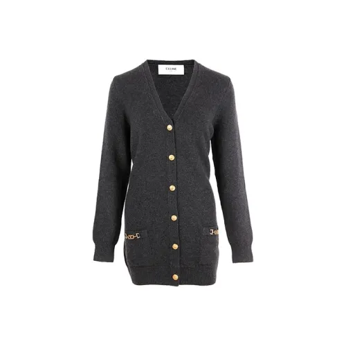 CELINE Свободный крой Трикотаж Женский Черный