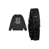 Черный топ + Черные брюки