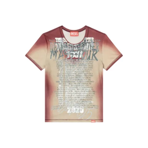 DIESEL Коричневые Женские Футболки