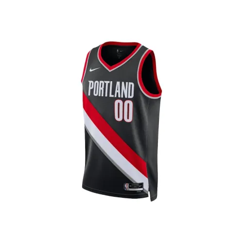 NBA x Nike Portland Trail Blazers Баскетбольная Джерси Унисекс Черная