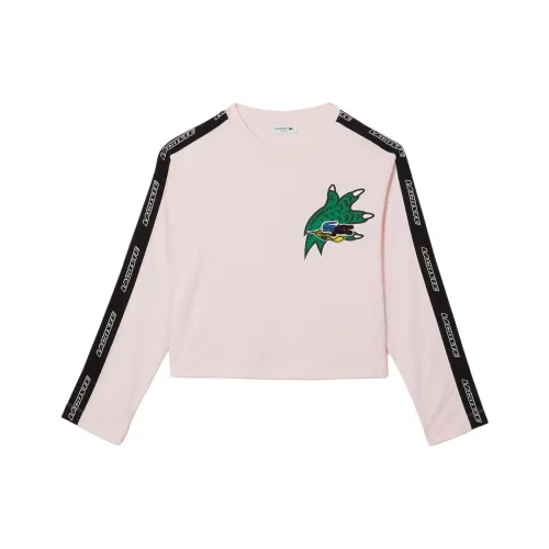 LACOSTE Светло-розовые Женские футболки