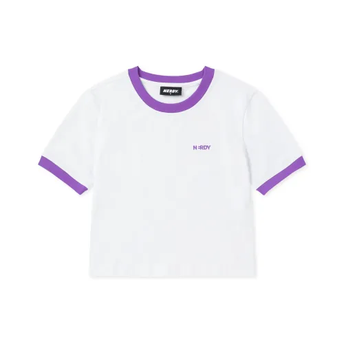 NERDY Обычная T-рубашка Женская Фиолетовая