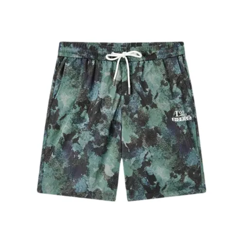 DILLO FW24 Повседневные шорты Мужские Армейский зеленый камуфляж