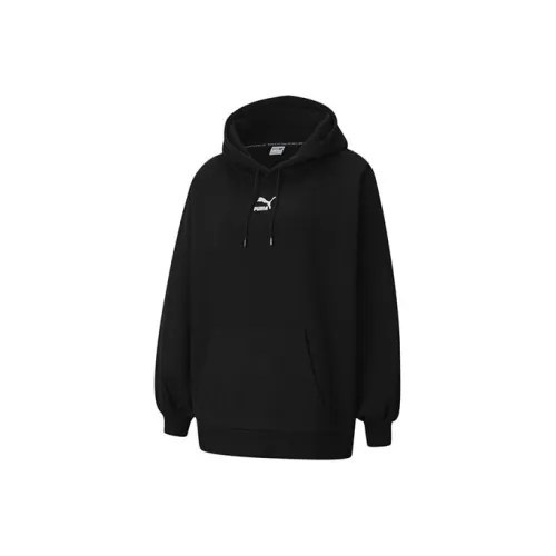 PUMA CLASSICS Черные Женские Свитшоты