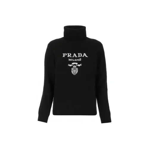 PRADA Черный Женские Кашемировые Свитеры