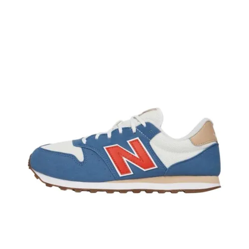 New Balance NB 500 Low Топ Беговые кроссовки Мужской Синий Красный