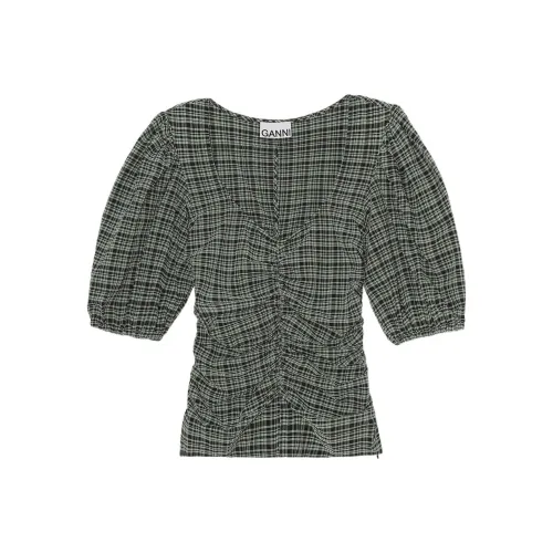 GANNI Синие Женские Рубашки