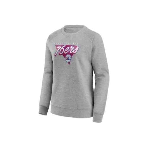 NBA Fanatics Philadelphia 76ers Толстовка Женская Серого цвета
