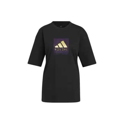 Adidas Sportswear Collection Т-рубашка с оборванным рукавом женская черная