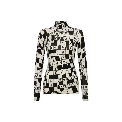 Diane von Furstenberg FW24 Свитер Женский Черный Белый