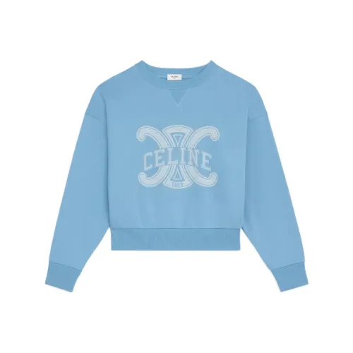 CELINE FW22 Толстовка Женская Синяя