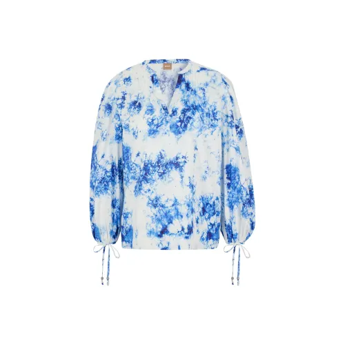 Hugo Boss SS22 Рубашка Женская Синяя