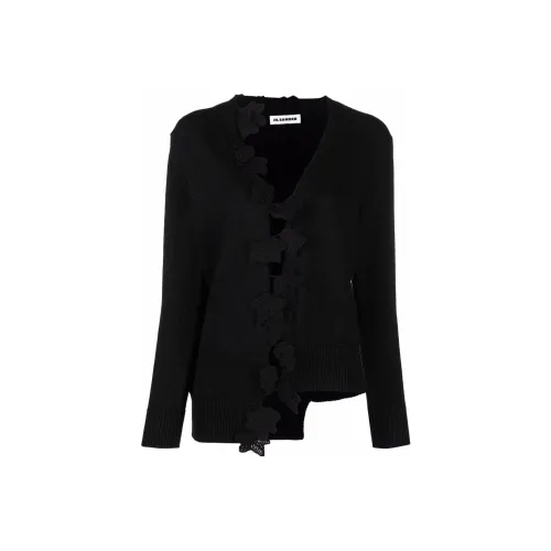 JIL SANDER Черный Женский Трикотаж