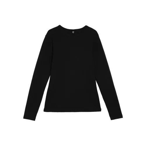UNIQLO Черные Женские Футболки