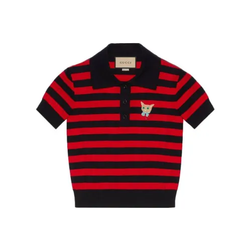 Gucci красное женское поло