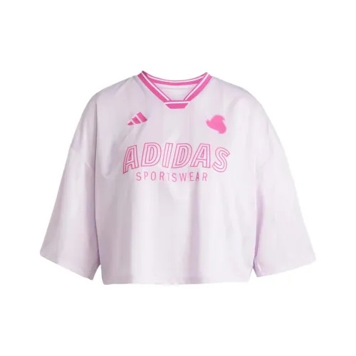 Adidas Tiro Cut Batwing T-Shirt Женская Розовая