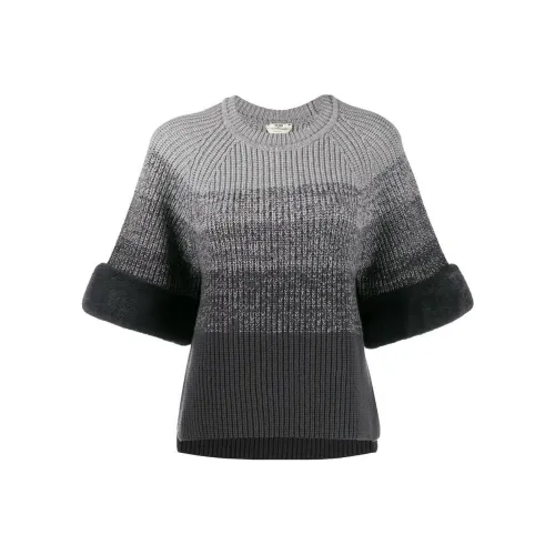 FENDI Серый Женские Кашемировые Свитеры
