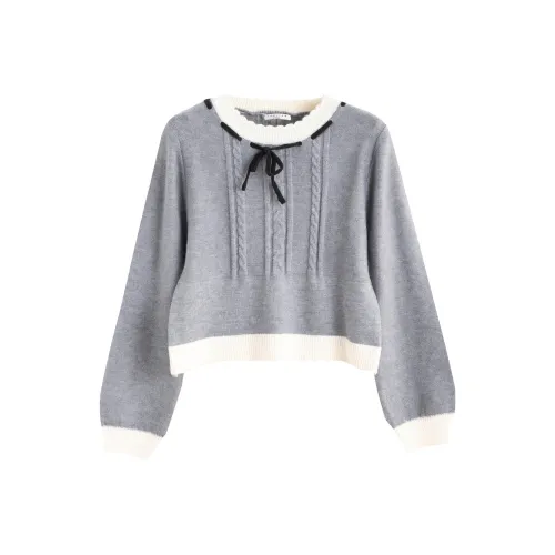 Tonlion Свитер Женский Средний Фотиния Серый