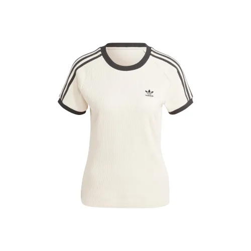 Adidas Originals Реглан-рукав Т-рубашка Женская Чудесный Белый