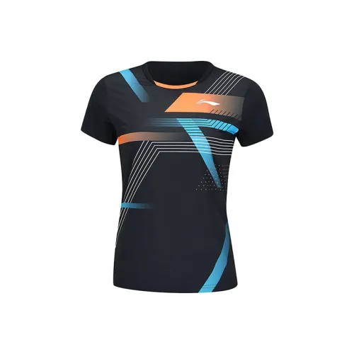 LINING Badminton Series T-Shirt Женская Черная