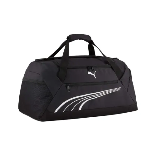 PUMA Recycled Material Gym Bag Medium Unisex Black PUMA Переработанный материал Спортивный мешок Средний Унисекс Черный